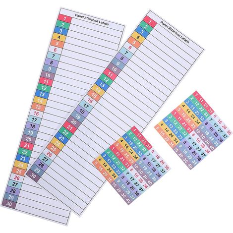 Calendar Stickers Year Planner Stickers Transparent Label (1/5)