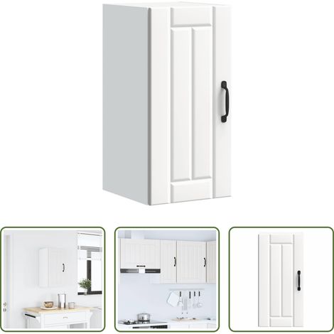Küchenmöbel - Küchen-Hängeschrank Lucca Weiß Holzwerkstoff (1/5)