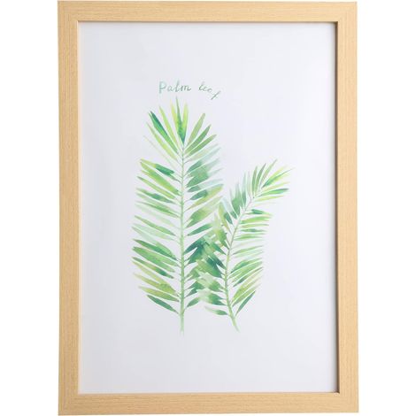 Cadre photo A4 pour mur, cadre photo en bois pour table et mur, cadre photo mural, 21x29,7 cm (1/5)