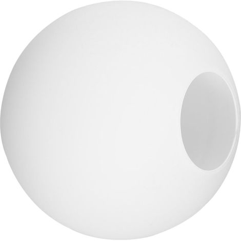 Abat-jour Globe en Verre Blanc Dépoli, Rond et Facile à Installer, pour Lampe de Plafond Décorative, pour Chambre ou Salon Moderne (1/5)