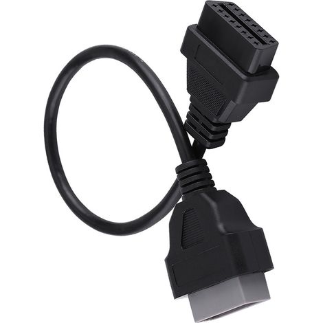 Adaptateur OBD2 14 vers 16 broches, câble diagnostic Nissan, connecteur mâle-femelle, outil de test auto, compatible véhicules japonais, robuste et fiable. (1/5)