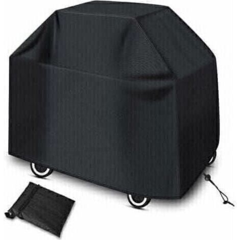 100-pack Mascot Housse Barbecue, Bâche de Protection BBQ Exterieur, Housse Imperméable, Protection UV, Coupe-Vent, Anti-poussière (145x61x117cm Noir) (1/5)