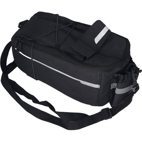 Sacoche de selle arrière pour VTT, accessoire de vélo, noir (1/5)
