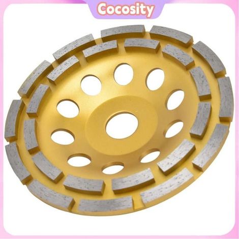 Cocosity Meule à en diamant Meules à en Diamant Meules à Béton à Double Rangée bricolage decoupe 150mm / 5,91 pouces (1/5)