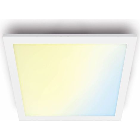 WiZ Panel Plafonnier Carré 36W (Blanc) Lumière blanche chaude à froide (1/4)