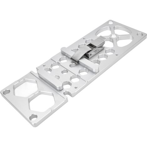 Accessoire de scie circulaire en alliage d'aluminium et acier inoxydable avec guide de serrage à 90 degrés pour le bricolage