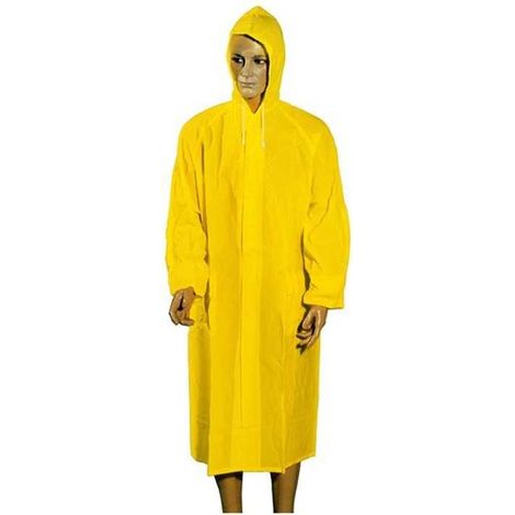 Impermeabile Monopezzo Vigor 100% Pvc Giallo Taglia Xl