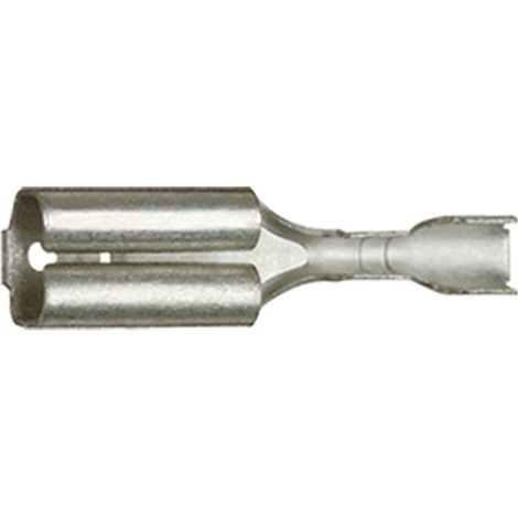 Klauke 18251 Flachsteckhülse Steckbreite: 2.8 mm Steckdicke: 0.5 mm 180 ° Unisoliert Metall 1 St.