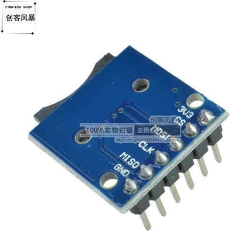 Mobile phone/tablet mini Micro SD card module TF card reader/writer SPI interface module