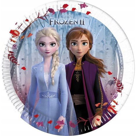 PLATO 20CM FROZEN 8U.