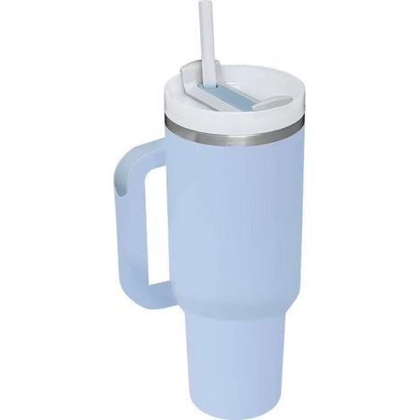 Tasse de voiture avec poignée de 40 oz, tasse isolée en acier inoxydable 304, tasse à glace, tasse de voiture isolée chaude et froide (1/4)