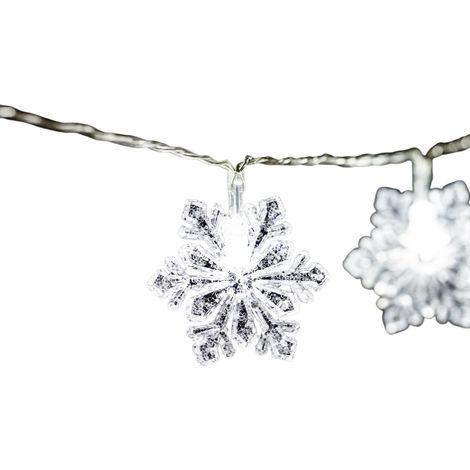Guirlande de Noël en forme de flocons