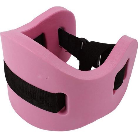 Swimming Float Belt - Aqua Gym Exercise Belt - Aqua Fitness Foam Flotation Aid - Pink (1/5)