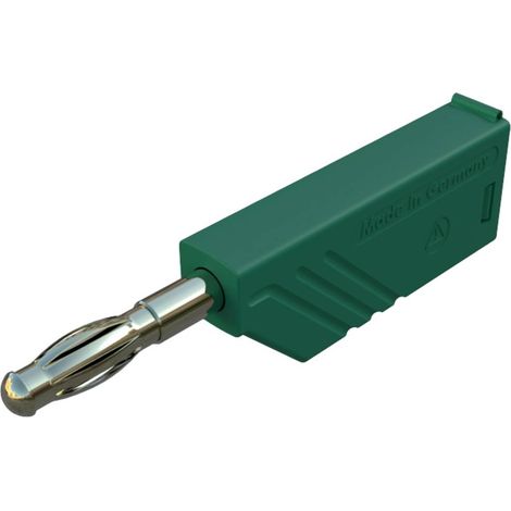 Sks Hirschmann LAS N WS fiche banane mâle verte 4 mm (1/3)