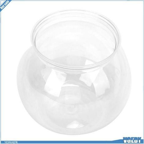 VGEBY Mini réservoir de poissons d'aquarium VGEBY Aquarium Nouveau Mini Fish Tank En Plastique Transparent animalerie aquarium S (1/5)