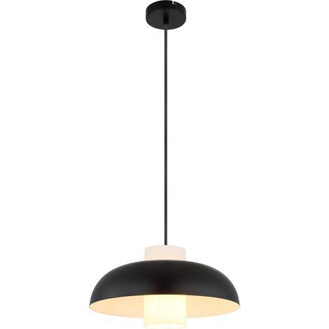 Globo - lámpara colgante - LOWE - negro - metal - Ø 38cm - E27 - (1/5)