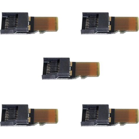 5-teiliges Micro-TF-SD-Speicherkarten-Kit (Stecker/Buchse, TF-Verlängerungsadapter, Test-PCBA)