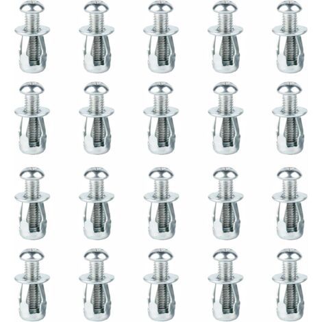 BUNTHAUS ( M4x20mm )20 Pièces Écrous à Pétales de Vis d'Expansion, M4x20mm Chevilles de Mur Creux pour la Décoration de la Maison et les Fixations Sur les Cavités et les Murs en Plaques de Plâtre (1/5)