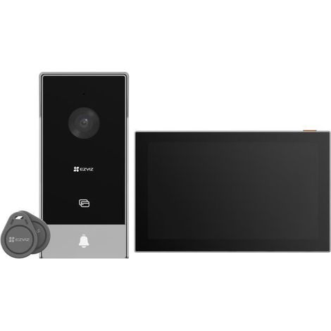 EZVIZ HP5 sistema de intercomunicación de video 17,8 cm (7") Negro, Plata (1/4)