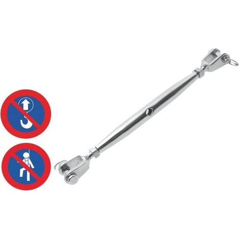 10 Ridoirs à Chapes Fixes Soudées 4 mm - Inox A4 - D-Work (1/3)