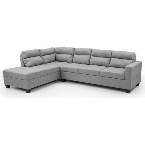 Sofa Rinconera Chaise Longue Gigant 274cm, Gris, Chaise Izquierdo