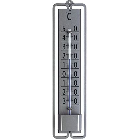 TFA Novelli Design Innen Außen Thermometer, Silber