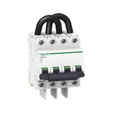 Schneider Electric C60PV-DC interruptor automático fotovoltaico blanco