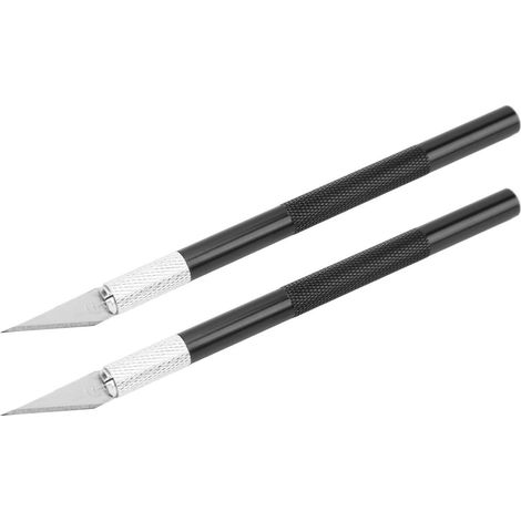 Kit de Couteaux de Précision pour Modélisme et Scrapbooking, 20 Lames Incluses avec Règle - Idéal pour Découpe Fine et Travaux Manuels Créatifs (1/5)