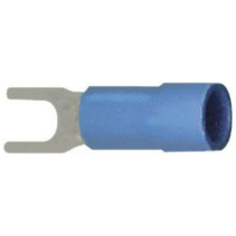 Vogt Verbindungstechnik 3611C Cosse à fourche 0.50 mm² 1 mm² Ø du trou=5.3 mm partiellement isolé rouge 1 pc(s) D24515 (1/3)