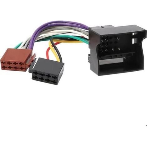 Adaptateur de faisceau de câbles ISO pour autoradio, compatible avec Citroën Peugeot C3 à partir de 2005 (1/5)