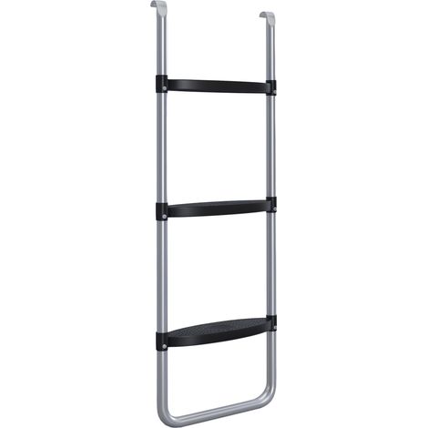 SPORTNOW - Échelle pour trampoline - Acier - 97x32cm - Argent