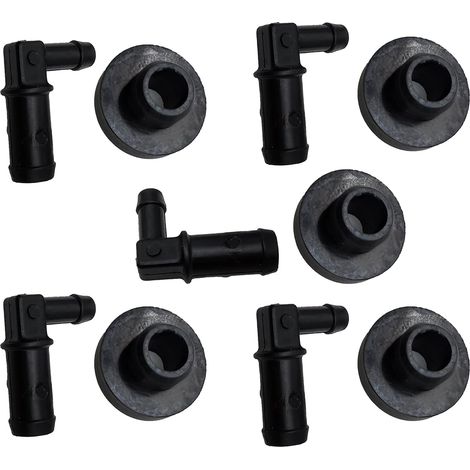 Cinq jeux de piliers de support de réservoir de carburant (532139277) et kits de bagues, adaptés aux marques Craftsman et Husqvarna. (1/3)