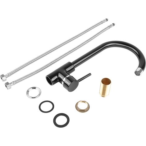 SiFree®Mitigeur Robinet Robinet de Cuisine Noir (1/5)