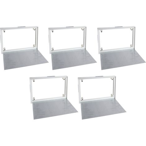 Lot de 5 trappes de visite à carreler Semin - 200 mm x 250 mm - spécial accès sous baignoire - pièces humides et salle de bain (1/5)