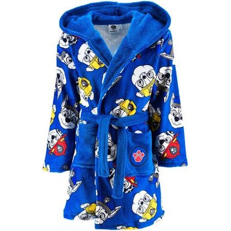 Accappatoio da bambino PAW Patrol, blu morbido 110 FN01o
