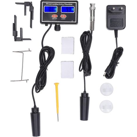 Wasserqualitätsmessgerät SG pH EC Salz ORP TDS CF TEMP 24 Stunden Überwachung für Aquarium Pool