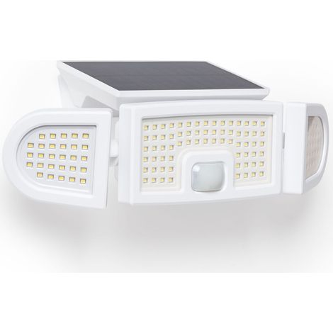Foco Proyector LED Solar 7W IP65 con Sensor de Movimiento PIR y Crepuscular 6000K - 6500K Sí Blanco Blanco Frío (1/5)
