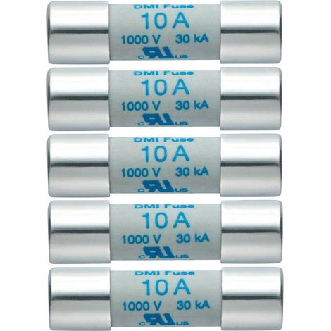 N/A testo 0590 0004 Lot de 5 fusibles de rechange 10 A/1000 V, (1/2)