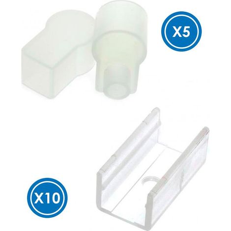 IluminaShop - Pack Tapones y Grapas para Funda de Silicona Arc
