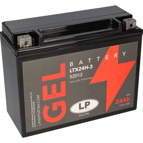 Batterie 12V 24Ah für Motorrad Startbatterie MG LTX24H-3 (1/5)