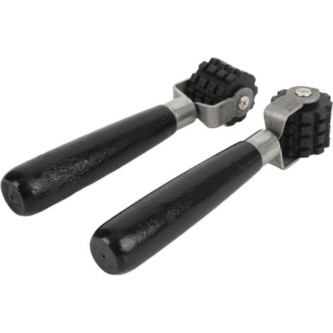 Paire de rouleaux insonorisants pour audio de voiture, roue noire ergonomique pour tapis de réduction de la chaleur, papier peint (1/3)