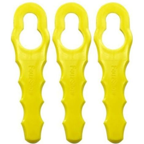Lot de 100 lames de rechange compatibles avec les débroussailleuses Ryobi RAC155, RAC157 et RAC158, têtes de lame à double denture (1/5)