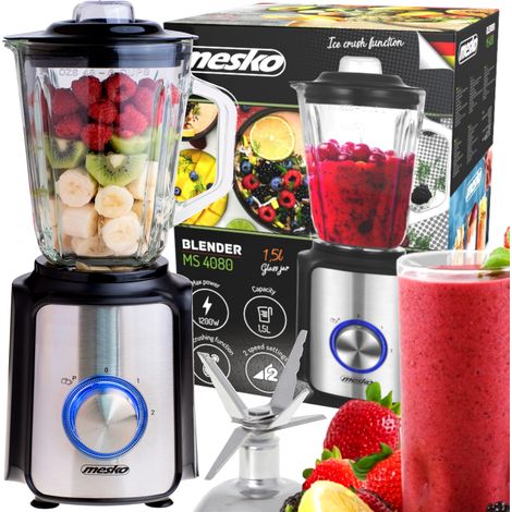 FRULLATORE IN VETRO PER COCKTAIL 1200W/1,5L MESKO MS4080 avenido (1/5)