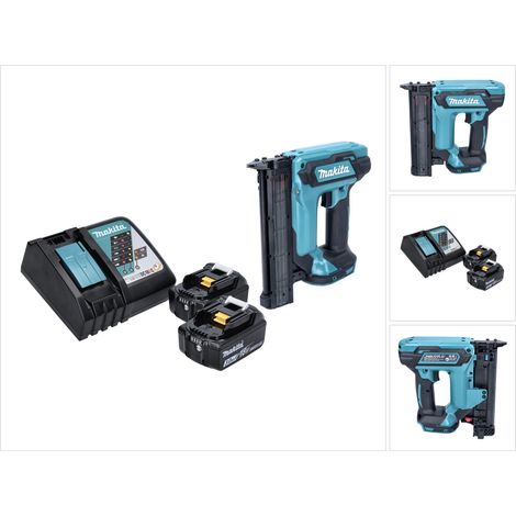 Makita DFN 350 RF Cloueur sans fil 15 - 35mm 18V + 2x Batteries 3,0 Ah + Chargeur (1/5)
