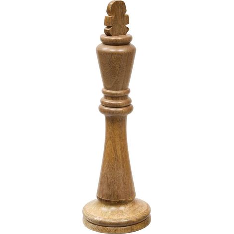 Pièces d'échec déco Joely H.40cm beige - Atmosphera créateur d'intérieur (1/4)