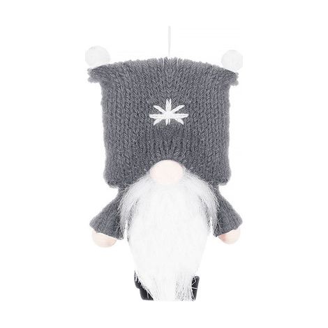 Skrzat 8cm è un ornamento natalizio, un folletto natalizio, un nano grigio. (1/5)