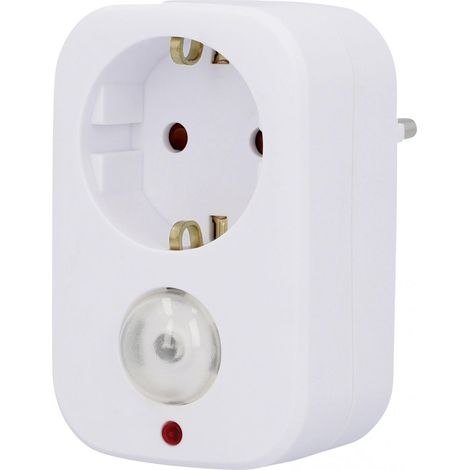 Unitec Zwischenstecker Dämmerungssensor weiss Steckdose (1/4)