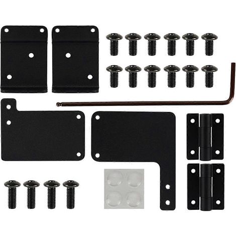 270° Modifiziertes Türscharnier-Set für K1 3D-Drucker (Schwarz) (1/5)