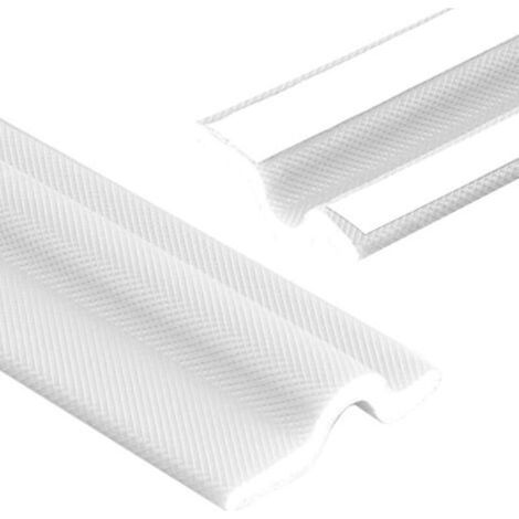 Joint de fenêtre, joint de fenêtre coulissante, double hivernage, joint de fenêtre étanche, blanc (10 mètres) (1/5)