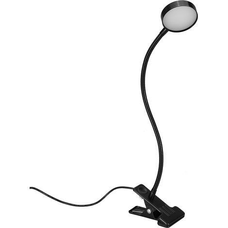 Lampe de maquillage permanent USB rechargeable pour tatouage des sourcils (Noir) (1/3)